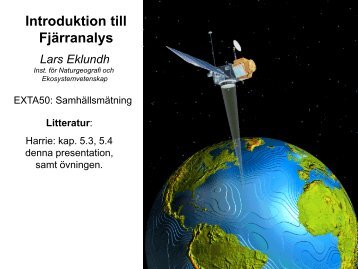 20. Fjärranalys (uppdaterad 2012) - Institutionen för naturgeografi ...