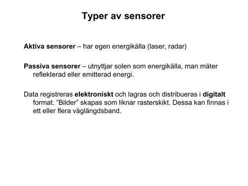 20. Fjärranalys (uppdaterad 2012) - Institutionen för naturgeografi ...