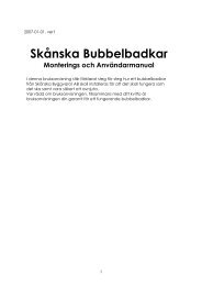 Skånska Bubbelbadkar - Skånska Byggvaror