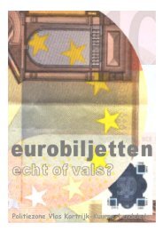 herkennen van valse eurobiljetten - Politiezone VLAS