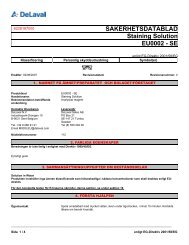 DeLaval staining solution