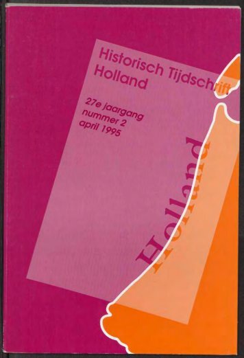 Uitgeverij Verloren - Holland Historisch Tijdschrift