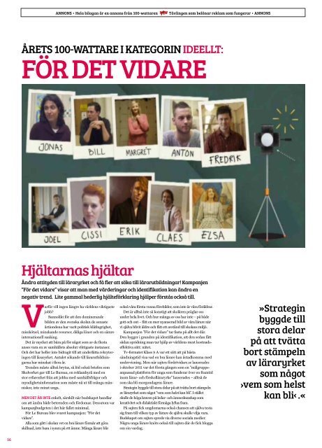 Vinnarbilaga 100-wattaren 2012.pdf - Sveriges Annonsörer