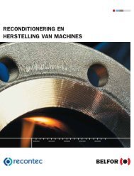 RECONDITIONERING EN HERSTELLING VAN MACHINES - Belfor