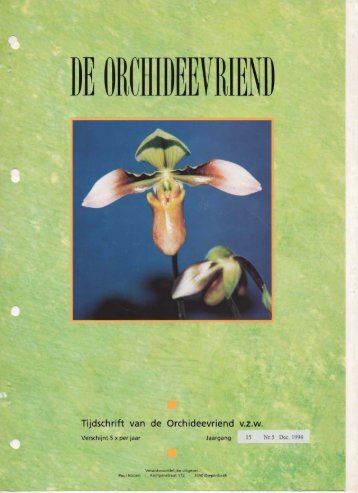 1994 - 5 - Orchideeën Vereniging Vlaanderen