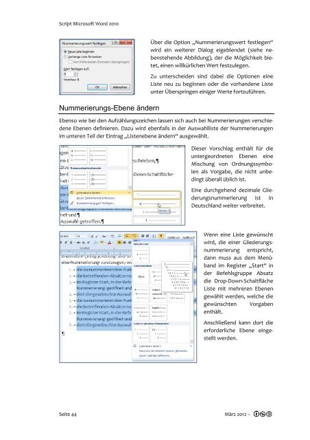 Script MS Office Word 2010 - Umsonst(T)raum