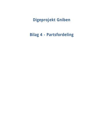 Bilag 4 - Partsfordeling - Odsherred Kommune