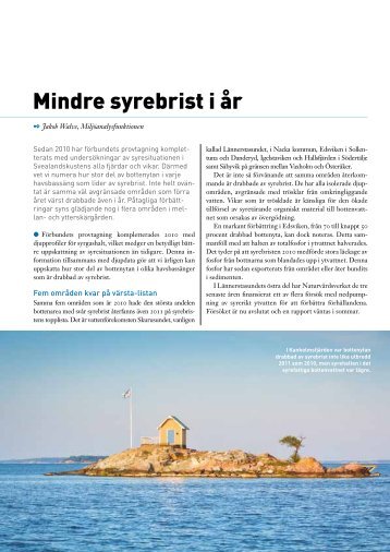 Mindre syrebrist i år - Havet.nu