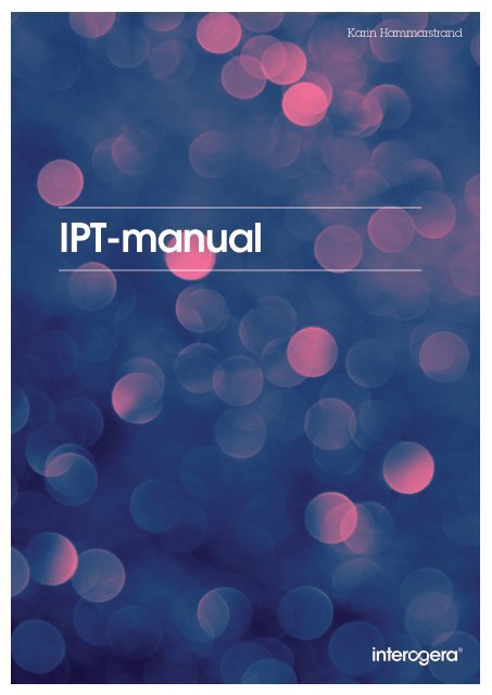 IPT-manual - Interagera Psykologi