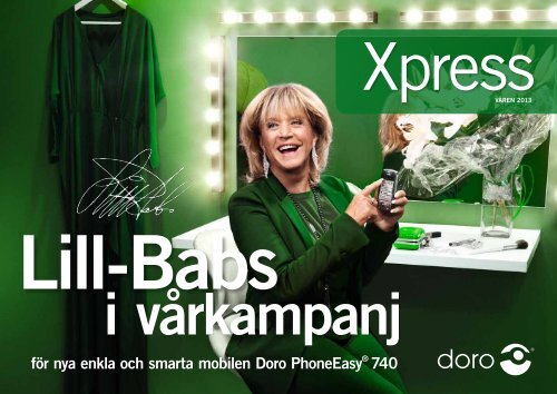 för nya enkla och smarta mobilen Doro PhoneEasy® 740