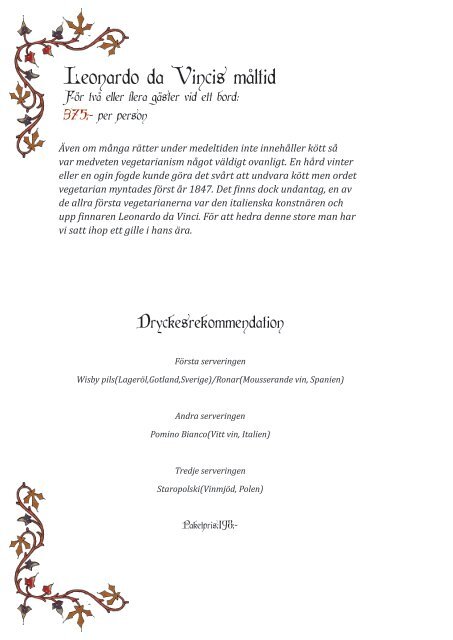 Meny PDF - Sjätte Tunnan