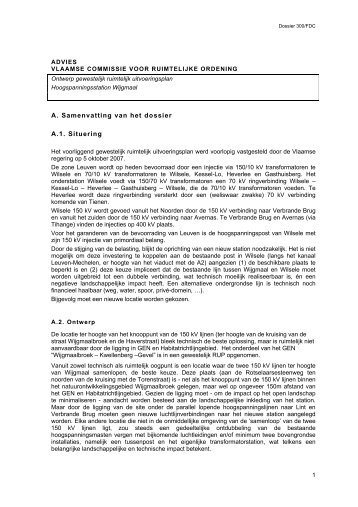 advies RUP hoogspanningsstation Wijgmaal dd. 13-5-08.pdf - Vlacoro