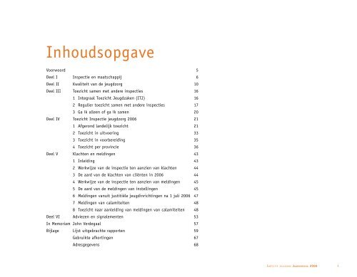 Vanuit het perspectief van het kind - Inspectie jeugdzorg