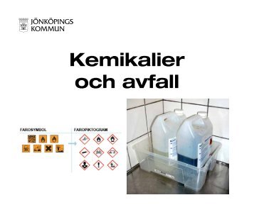 Kemikalier och avfall - Jönköpings kommun