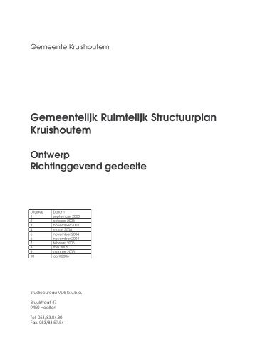 richtinggevend gedeelte - Gemeente Kruishoutem