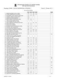 Turma 01 - Prof. Natan
