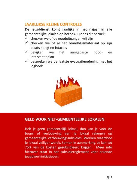 brochure brandveiligheid jeugdlokalen - Gemeente Duffel