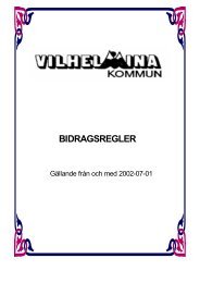 BIDRAGSREGLER - Vilhelmina
