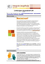 Limburgse nieuwsbrief IJH - Vlaanderen.be