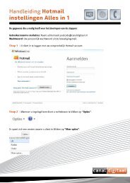 E-mail instellen Hotmail - CanalDigitaal