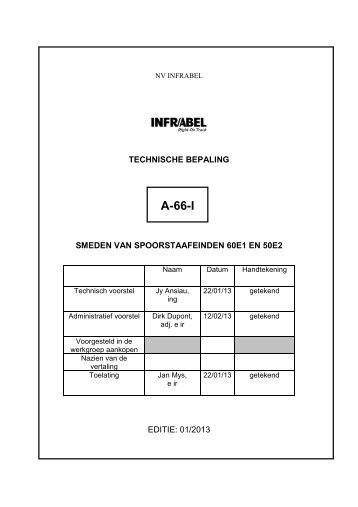 A-66-I - Infrabel