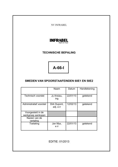 A-66-I - Infrabel