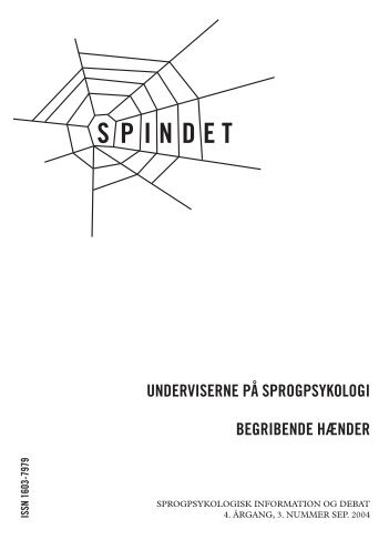 Underviserne på sprogpsykologi - Spindet