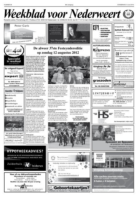 Week 28 Weekblad Voor Nederweert
