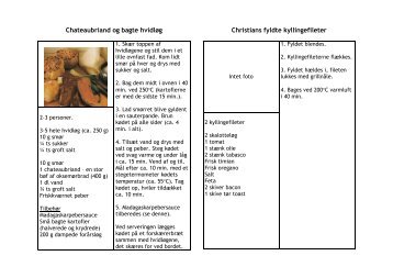 Chateaubriand og bagte hvidløg Christians fyldte ... - ourempire.dk