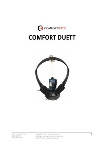 COMFORT DUETT - Hoorcentrum Aerts