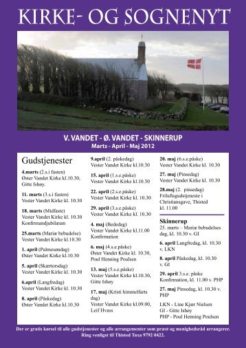 KIRKE- OG SOGNENYT - Vester Vandet Kirke