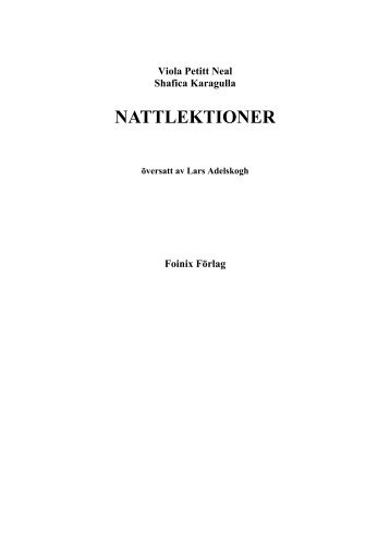 Nattlektioner [original: Through the Curtain] - Livskunskap