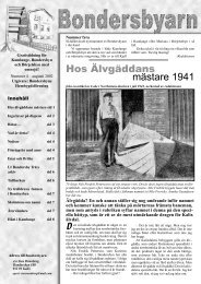 Nummer 4 Augusti 2002 - Bondersbyn