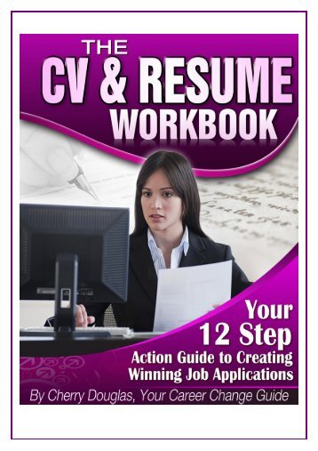 Your CV & Resume Workbook - Career Plan Coaching