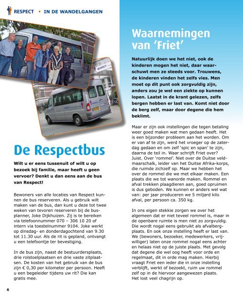 RespectVol Nieuws - RESPECT Zorggroep Scheveningen