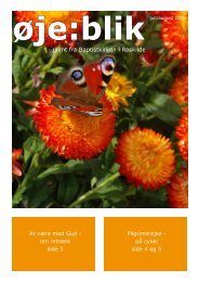 - glimt fra Baptistkirken i Roskilde - Roskilde Baptistkirke