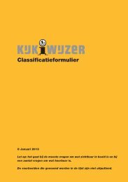 Classificatieformulier - Kijkwijzer