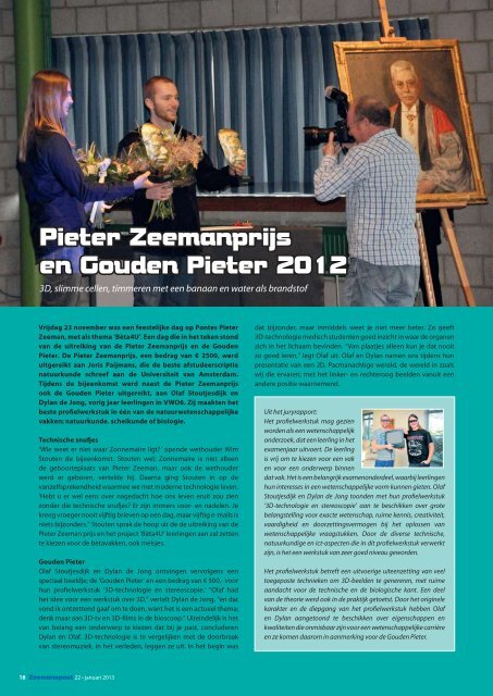 • R 201 3• PI TE Z EM - Pontes Pieter Zeeman