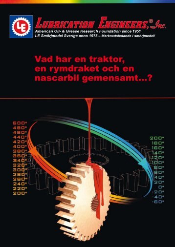 Vad har en traktor, en rymdraket och en nascarbil gemensamt...?