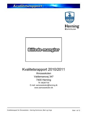 HVAL.DK - Kvalitetsrapport - Åmoseskolen