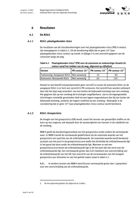 Bijlage 7 Rapportage Externe veiligheid