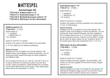 416-5 Mattespel Addition 2-12 Plus Puppy - Sica Läromedel/Smartkids