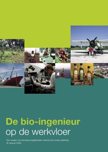 De bio-ingenieur op de werkvloer - Toegepaste Biologische ...