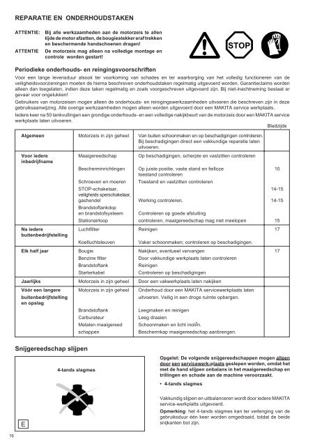 Gebruiksaanwijzing - Makita