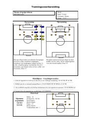 Training 3 Individuele actie