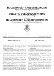 bulletin der aanbestedingen - The Public Procurement Portal