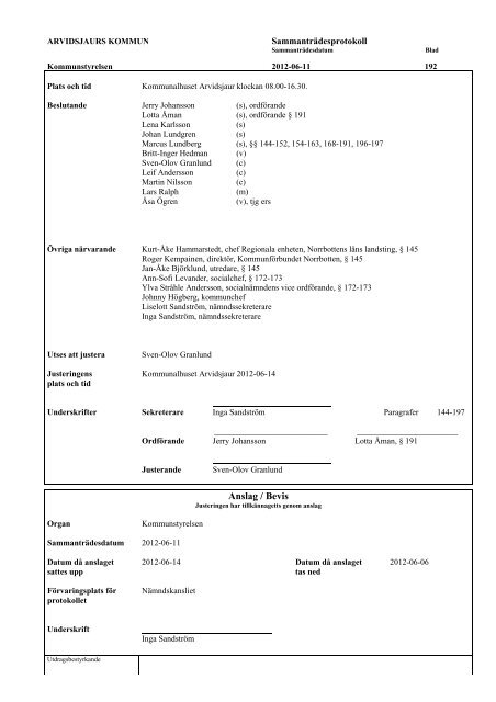 2012-06-11 - Arvidsjaur