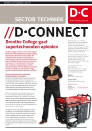 sector techniek - Drenthe College