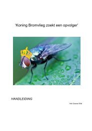 'Koning Bromvlieg zoekt een opvolger' - Het Groene Wiel