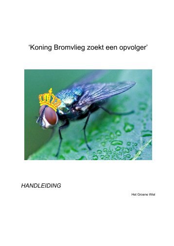 'Koning Bromvlieg zoekt een opvolger' - Het Groene Wiel